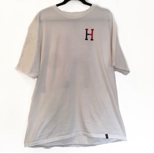 [HUF] Cotton Graphic "H" Logo Tee T-shirt Size XL